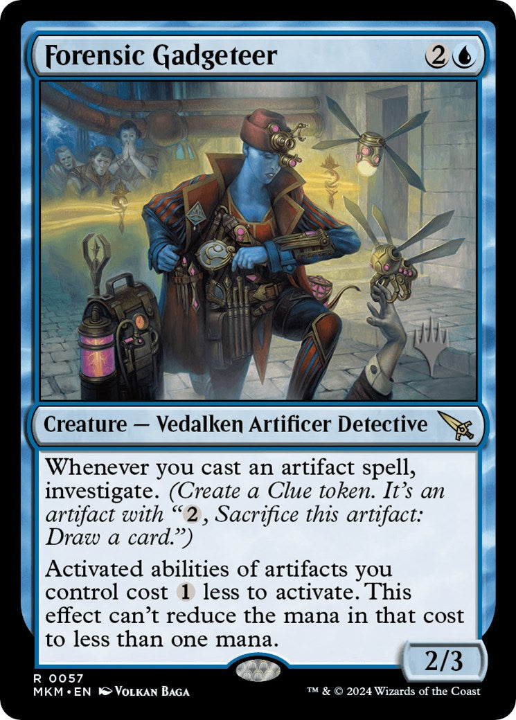 Forensic Gadgeteer (Promo Pack) [Murders at Karlov Manor Promos] | Boutique FDB TCG
