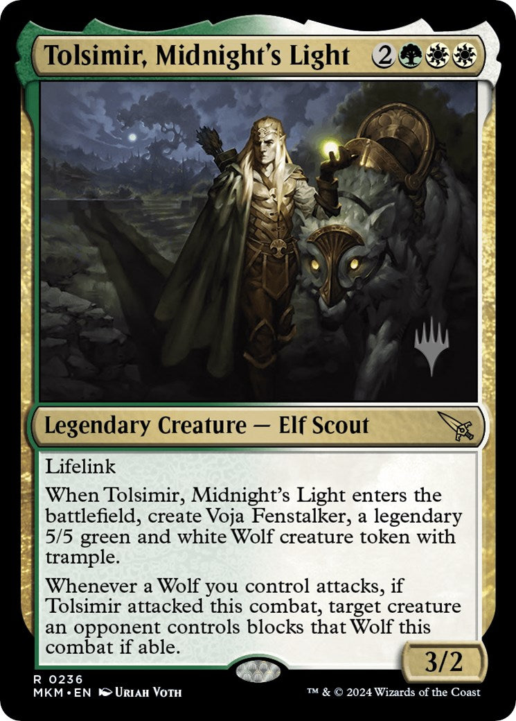 Tolsimir, Midnight's Light (Promo Pack) [Murders at Karlov Manor Promos] | Boutique FDB TCG