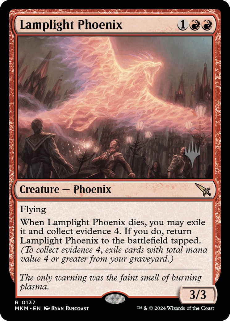 Lamplight Phoenix (Promo Pack) [Murders at Karlov Manor Promos] | Boutique FDB TCG