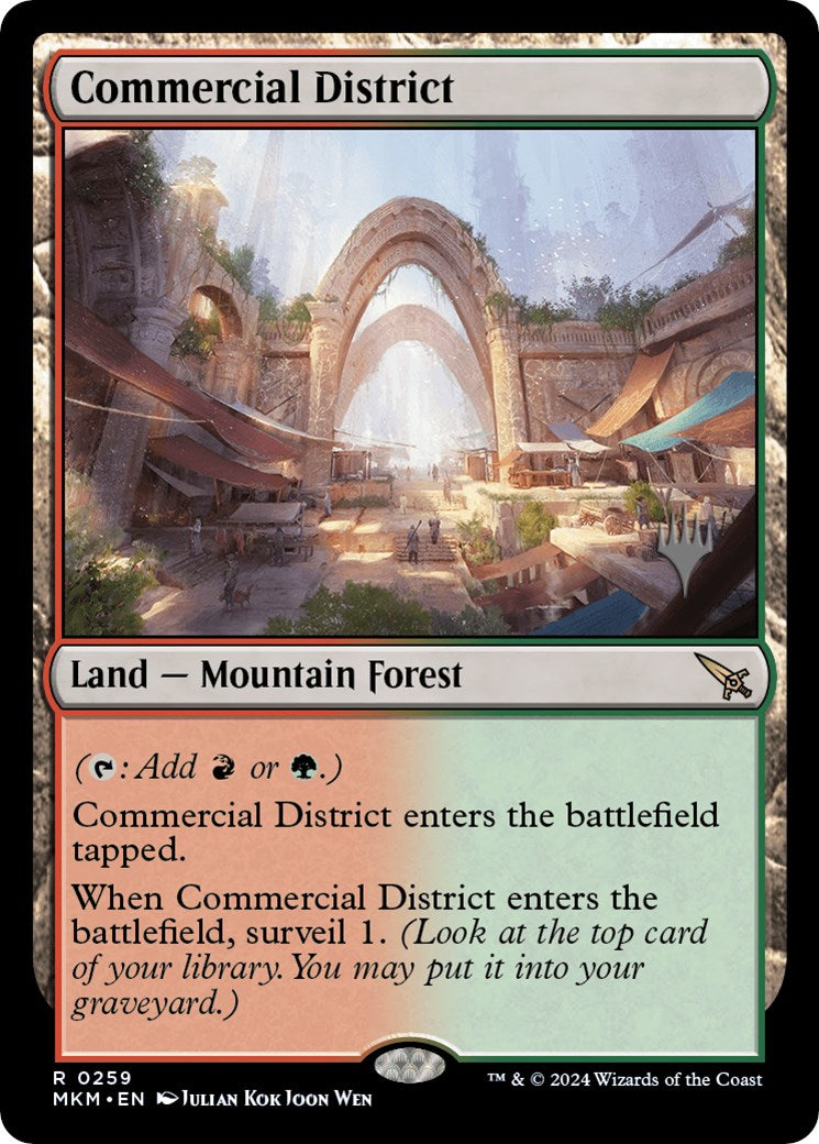 Commercial District (Promo Pack) [Murders at Karlov Manor Promos] | Boutique FDB TCG