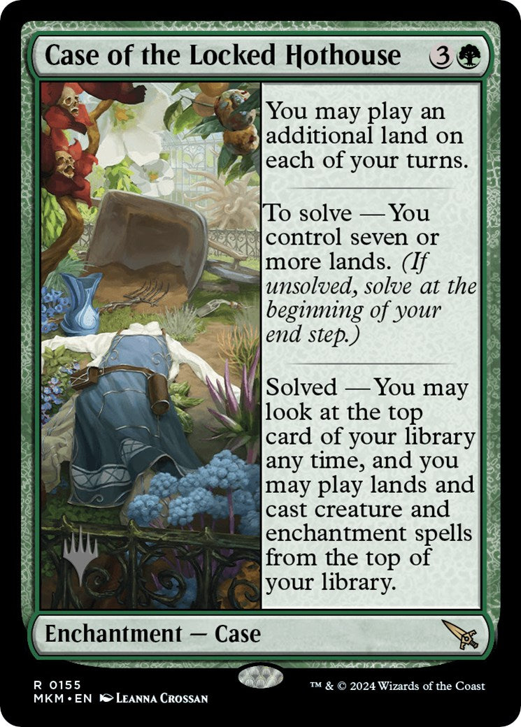 Case of the Locked Hothouse (Promo Pack) [Murders at Karlov Manor Promos] | Boutique FDB TCG