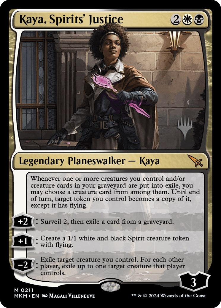 Kaya, Spirits' Justice (Promo Pack) [Murders at Karlov Manor Promos] | Boutique FDB TCG