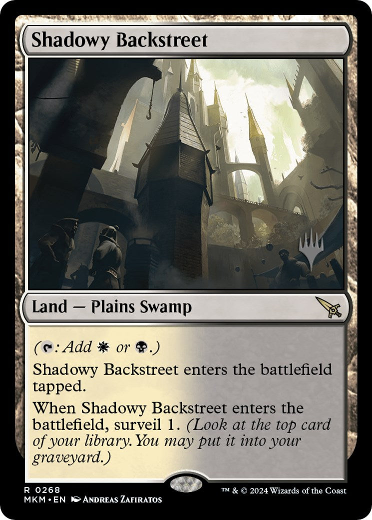 Shadowy Backstreet (Promo Pack) [Murders at Karlov Manor Promos] | Boutique FDB TCG