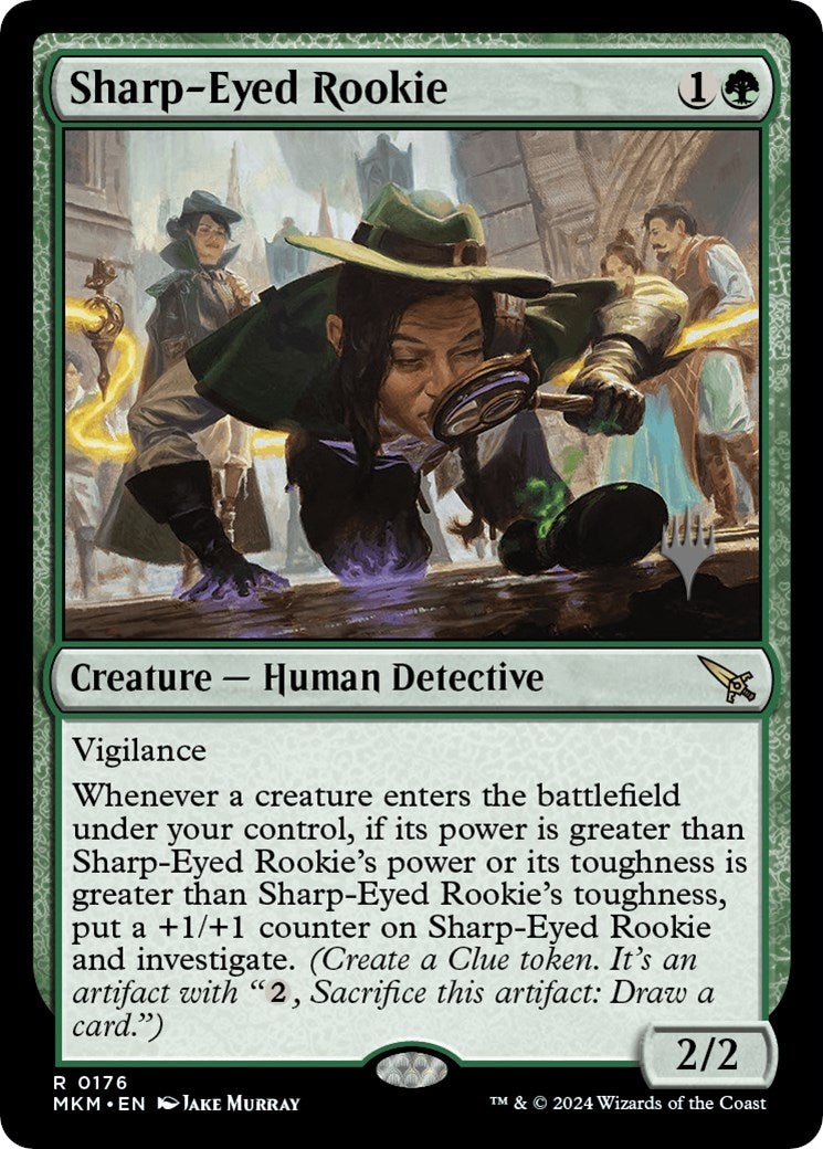 Sharp-Eyed Rookie (Promo Pack) [Murders at Karlov Manor Promos] | Boutique FDB TCG