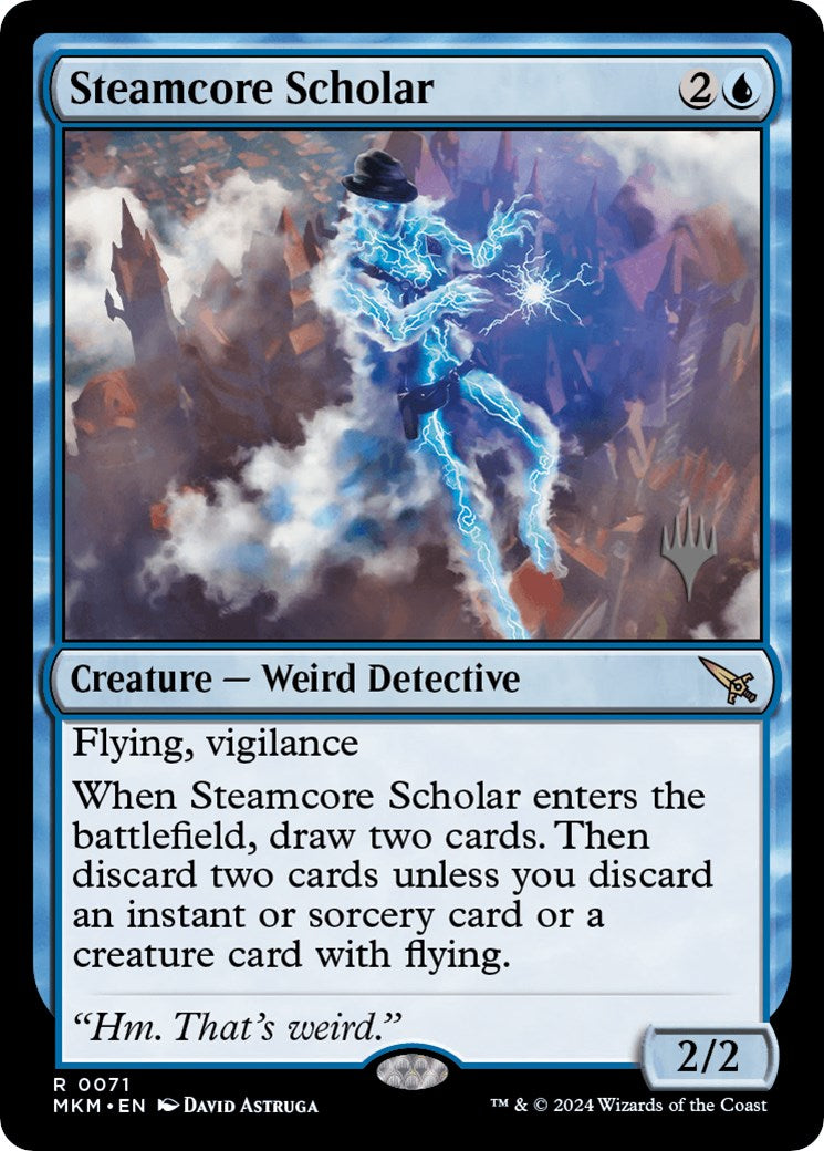 Steamcore Scholar (Promo Pack) [Murders at Karlov Manor Promos] | Boutique FDB TCG