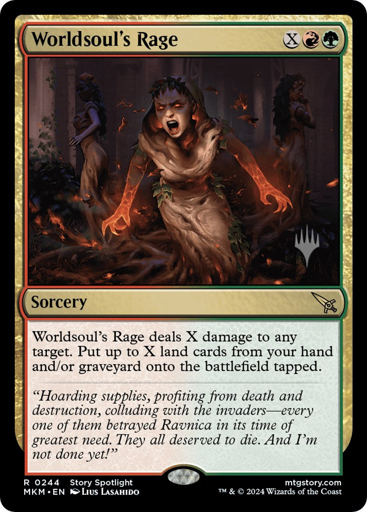 Worldsoul's Rage (Promo Pack) [Murders at Karlov Manor Promos] | Boutique FDB TCG