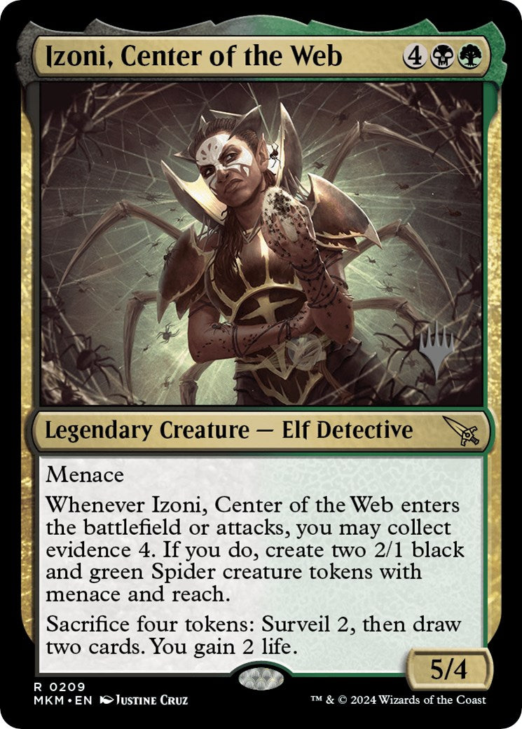 Izoni, Center of the Web (Promo Pack) [Murders at Karlov Manor Promos] | Boutique FDB TCG