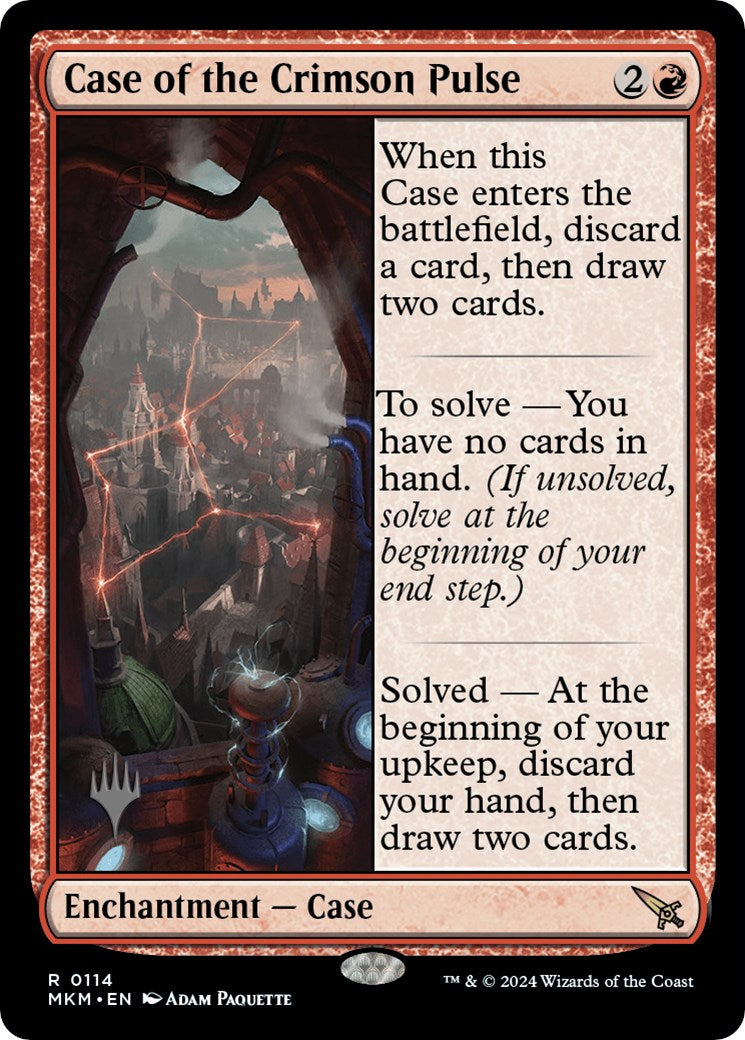 Case of the Crimson Pulse (Promo Pack) [Murders at Karlov Manor Promos] | Boutique FDB TCG