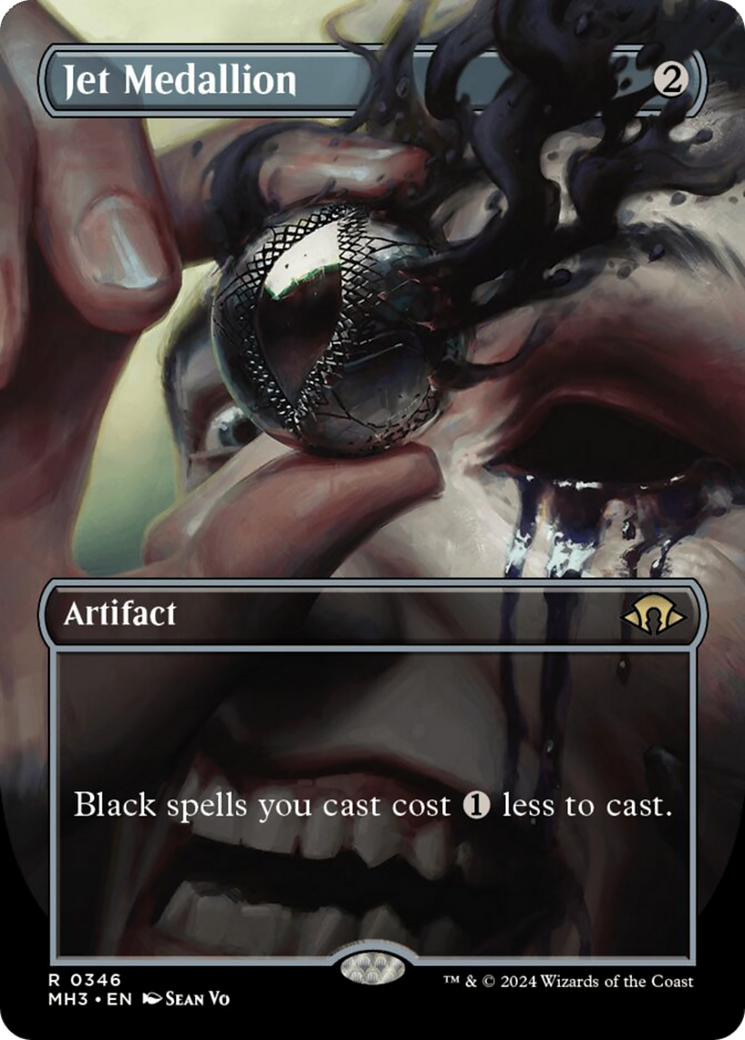Jet Medallion (Borderless) [Modern Horizons 3] | Boutique FDB TCG