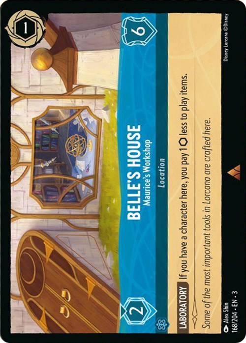 Belle's House - Maurice's Workshop (168/204) [Into the Inklands] | Boutique FDB TCG