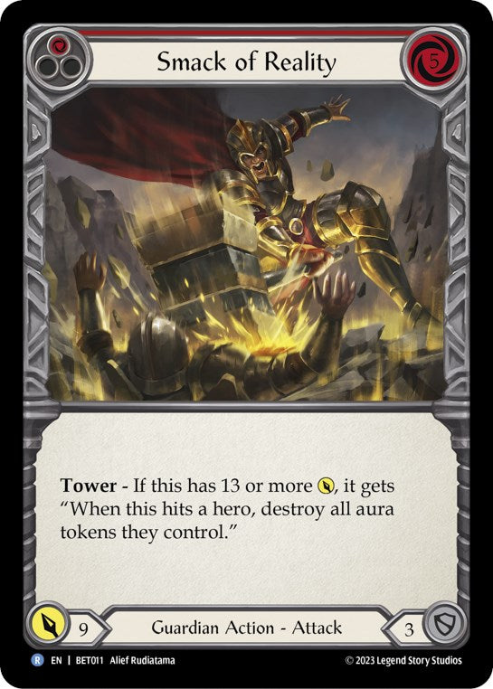 Smack of Reality (Red) [BET011] (Heavy Hitters Betsy Blitz Deck) | Boutique FDB TCG