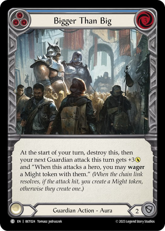 Bigger Than Big (Blue) [BET024] (Heavy Hitters Betsy Blitz Deck) | Boutique FDB TCG