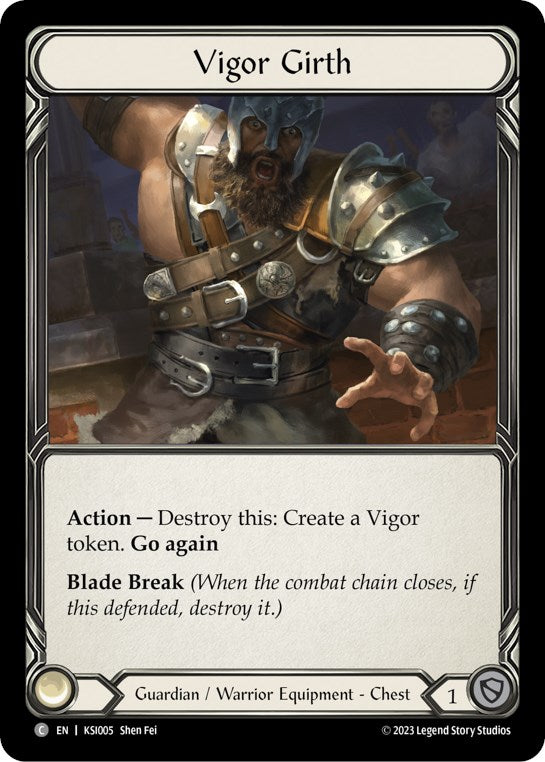 Vigor Girth [KSI005] (Heavy Hitters Kassai Blitz Deck) | Boutique FDB TCG