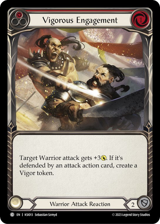Vigorous Engagement (Red) [KSI013] (Heavy Hitters Kassai Blitz Deck) | Boutique FDB TCG