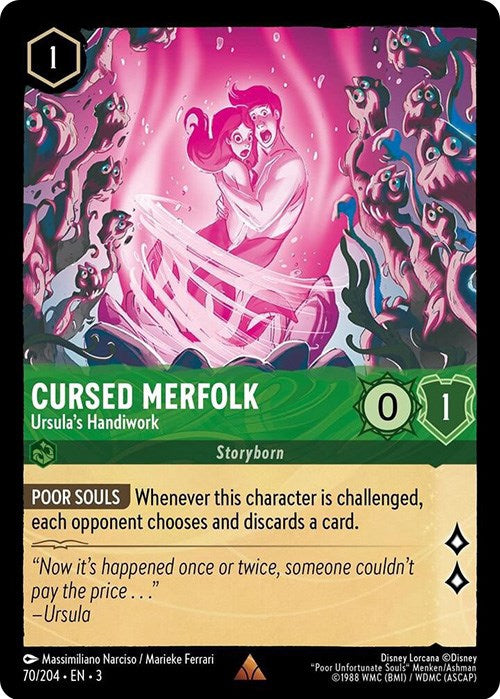 Cursed Merfolk - Ursula's Handiwork (70/204) [Into the Inklands] | Boutique FDB TCG