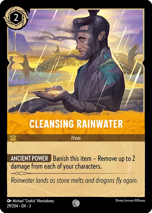 Cleansing Rainwater (29/204) [Into the Inklands] | Boutique FDB TCG