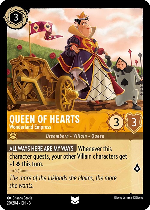 Queen of Hearts - Wonderland Empress (20/204) [Into the Inklands] | Boutique FDB TCG