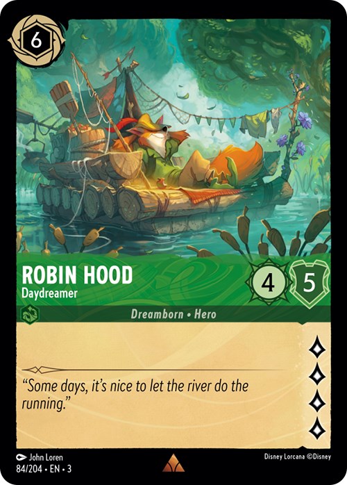 Robin Hood - Daydreamer (84/204) [Into the Inklands] | Boutique FDB TCG