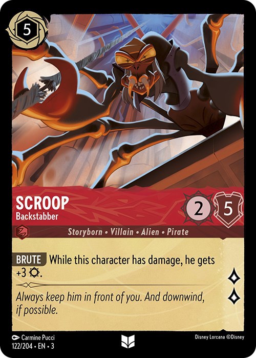 Scroop - Backstabber (122/204) [Into the Inklands] | Boutique FDB TCG