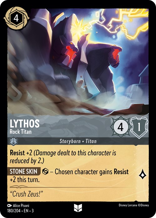 Lythos - Rock Titan (180/204) [Into the Inklands] | Boutique FDB TCG