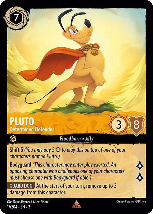 Pluto - Determined Defender (17/204) [Into the Inklands] | Boutique FDB TCG