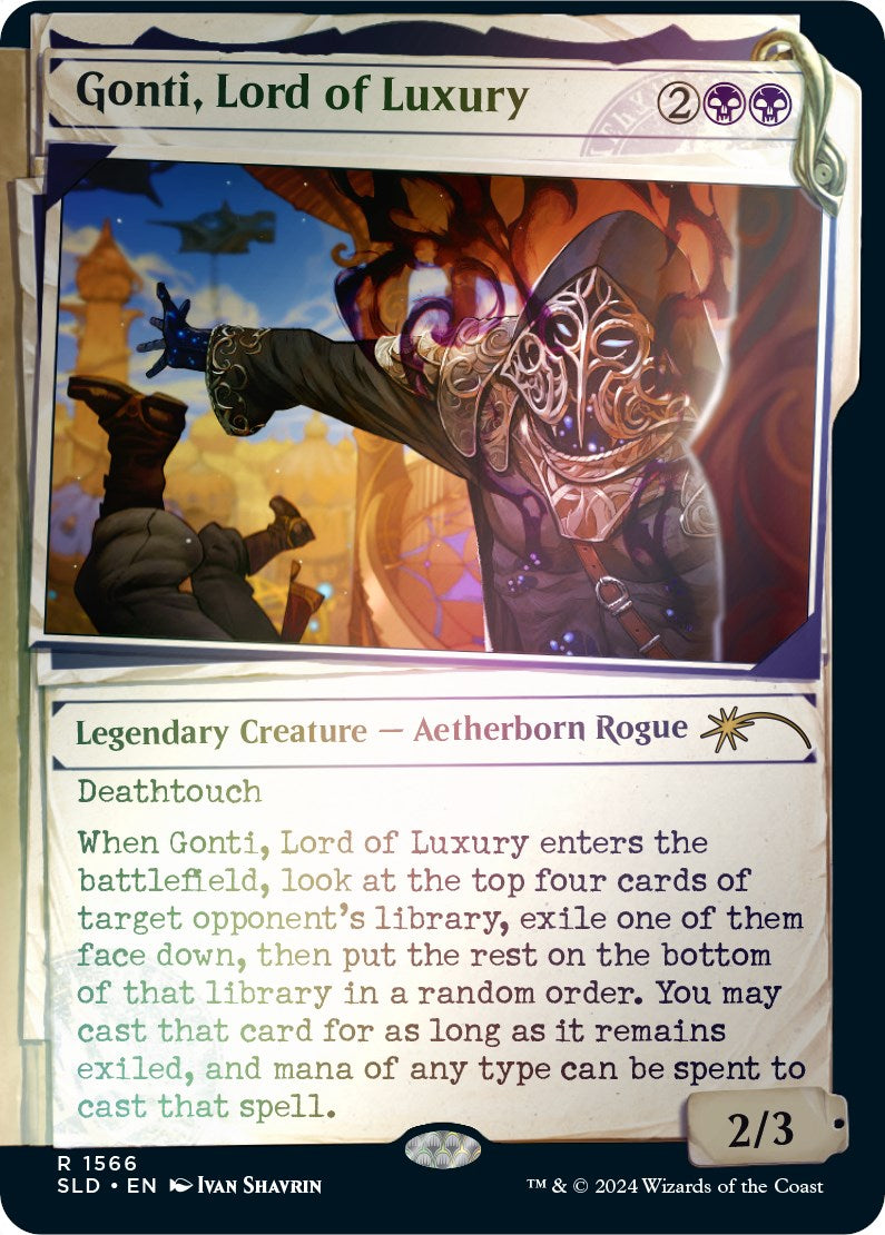 Gonti, Lord of Luxury (Rainbow Foil) [Secret Lair Drop Series] | Boutique FDB TCG