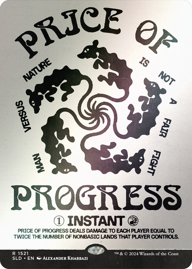 Price of Progress (Rainbow Foil) [Secret Lair Drop Series] | Boutique FDB TCG