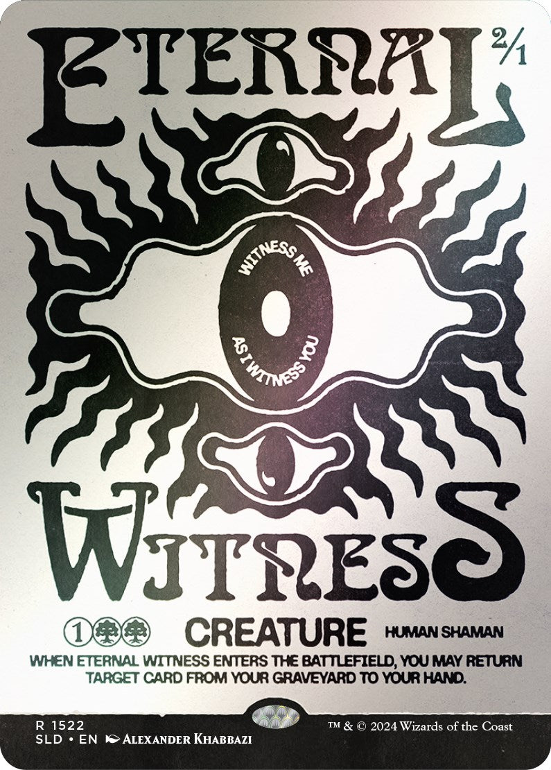 Eternal Witness (1522) (Rainbow Foil) [Secret Lair Drop Series] | Boutique FDB TCG