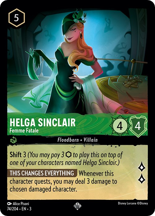 Helga Sinclair - Femme Fatale (74/204) [Into the Inklands] | Boutique FDB TCG