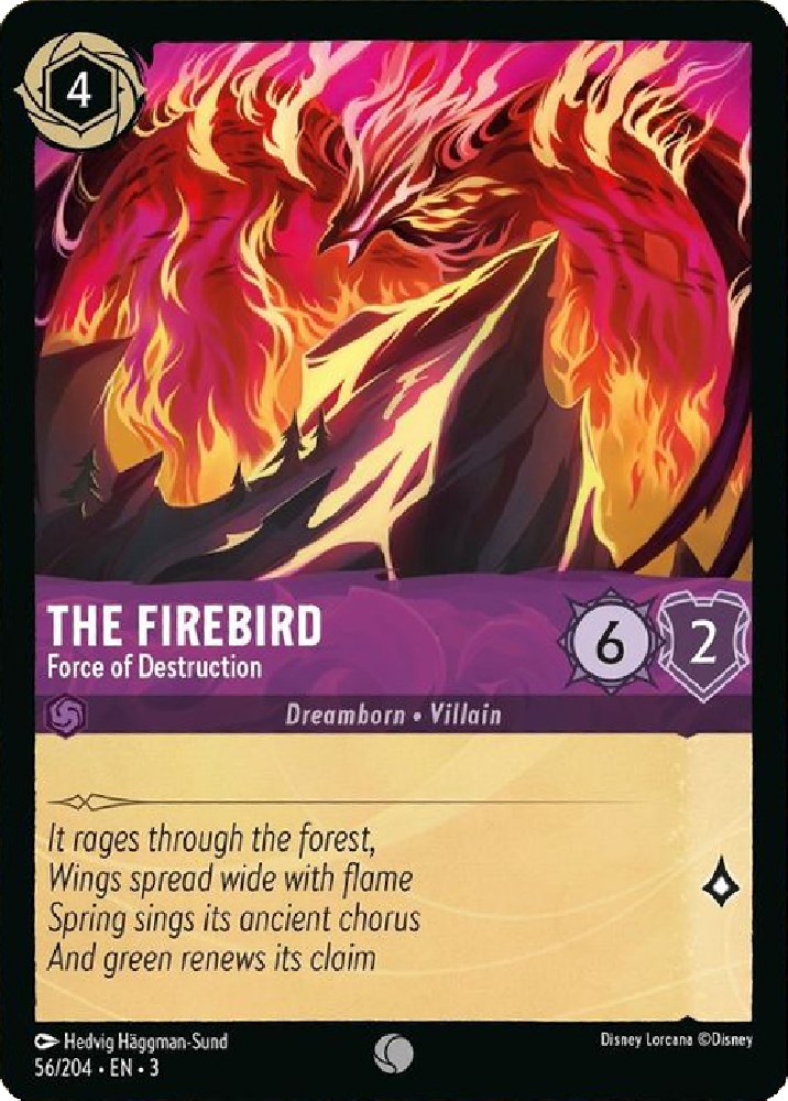 The Firebird - Force of Destruction (56/204) [Into the Inklands] | Boutique FDB TCG