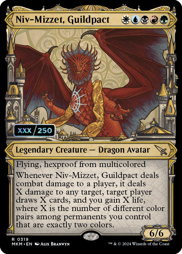 Niv-Mizzet, Guildpact (Serialized) [Murders at Karlov Manor] | Boutique FDB TCG