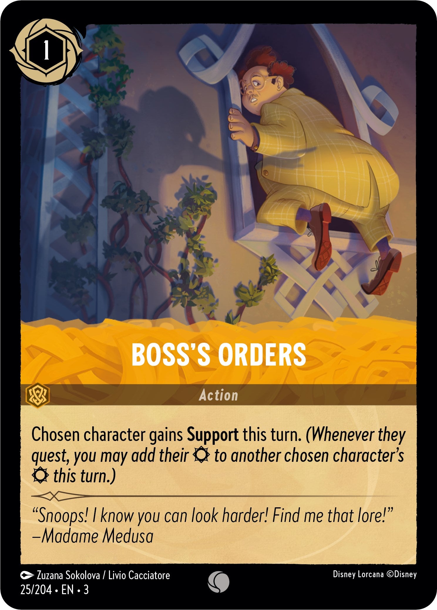 Boss's Orders (25/204) [Into the Inklands] | Boutique FDB TCG