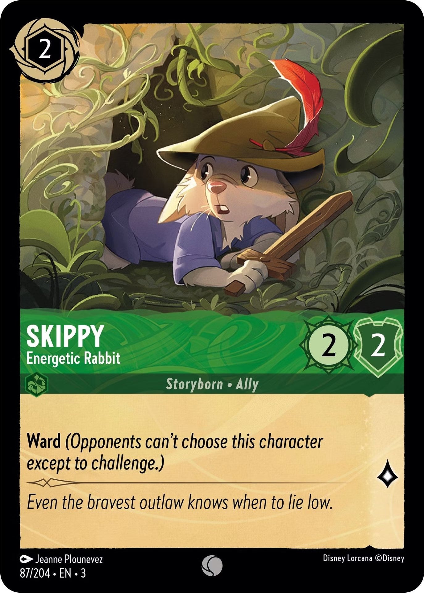 Skippy - Energetic Rabbit (87/204) [Into the Inklands] | Boutique FDB TCG