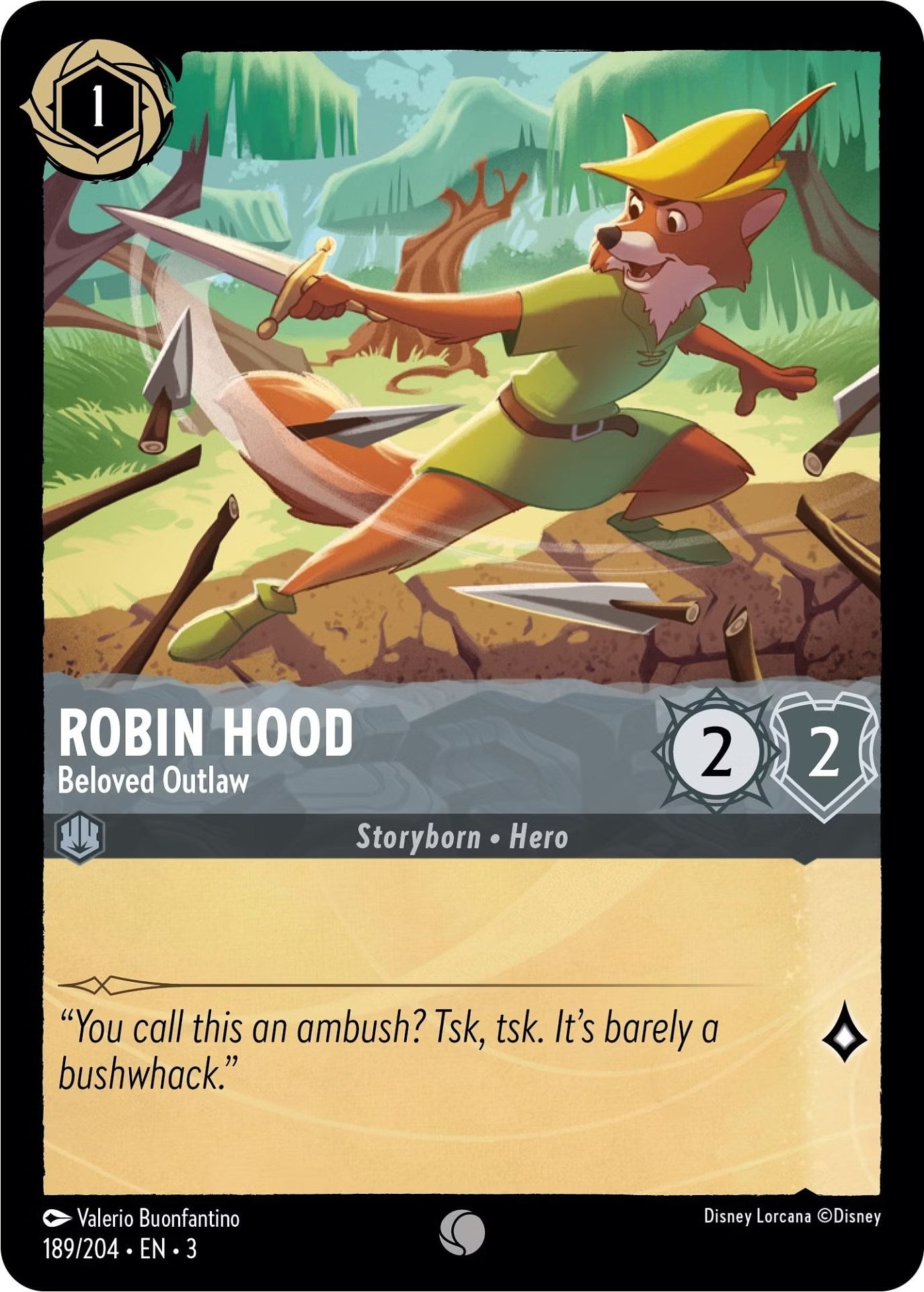 Robin Hood - Beloved Outlaw (189/204) [Into the Inklands] | Boutique FDB TCG