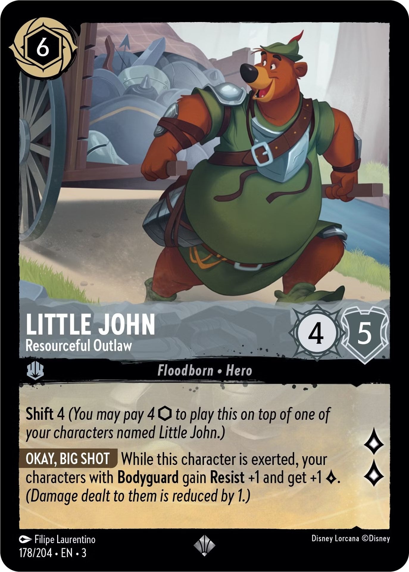 Little John - Resourceful Outlaw (178/204) [Into the Inklands] | Boutique FDB TCG