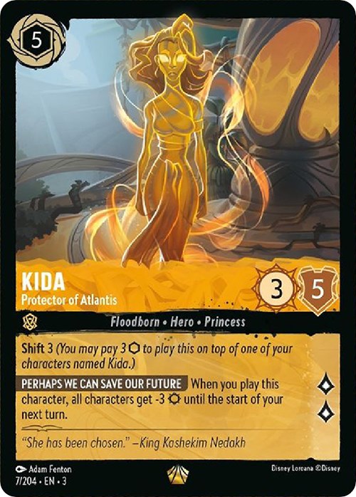 Kida - Protector of Atlantis (7/204) [Into the Inklands] | Boutique FDB TCG