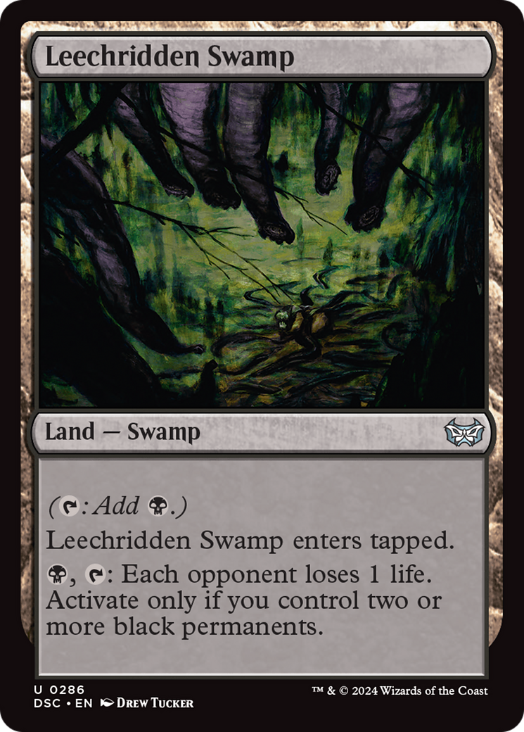 Leechridden Swamp [Duskmourn: House of Horror Commander] | Boutique FDB TCG