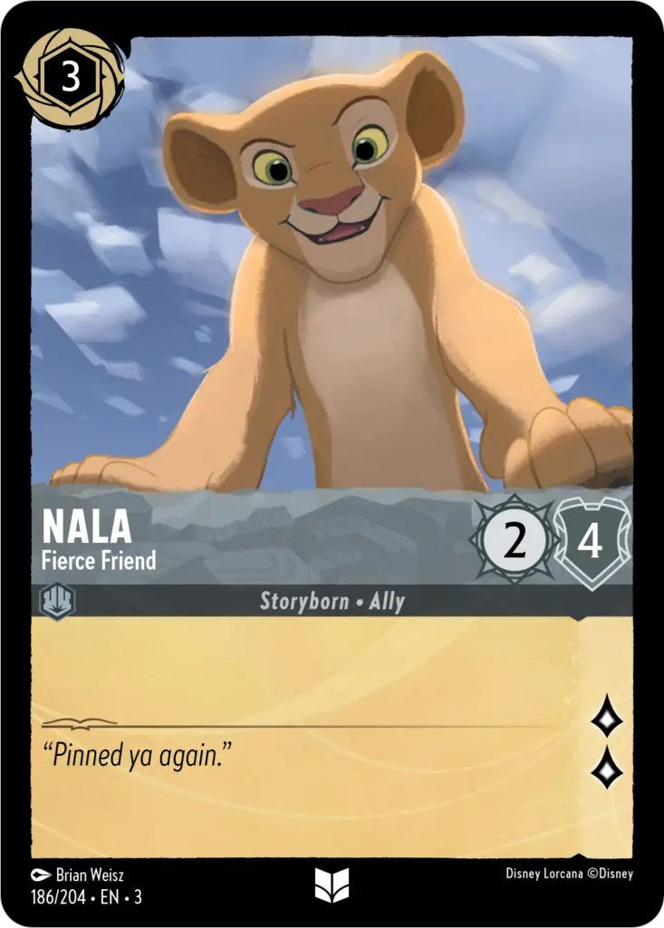 Nala - Fierce Friend (186/204) [Into the Inklands] | Boutique FDB TCG