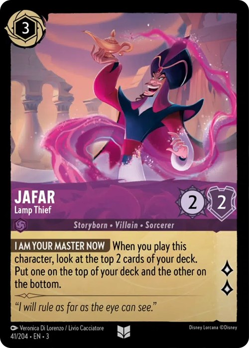 Jafar - Lamp Thief (41/204) [Into the Inklands] | Boutique FDB TCG