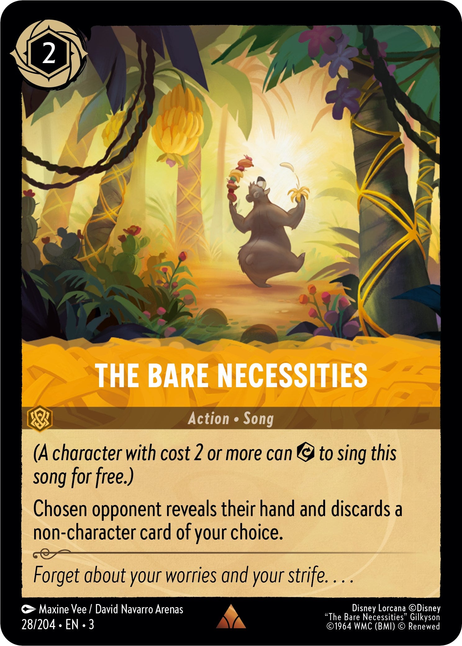 The Bare Necessities (28/204) [Into the Inklands] | Boutique FDB TCG