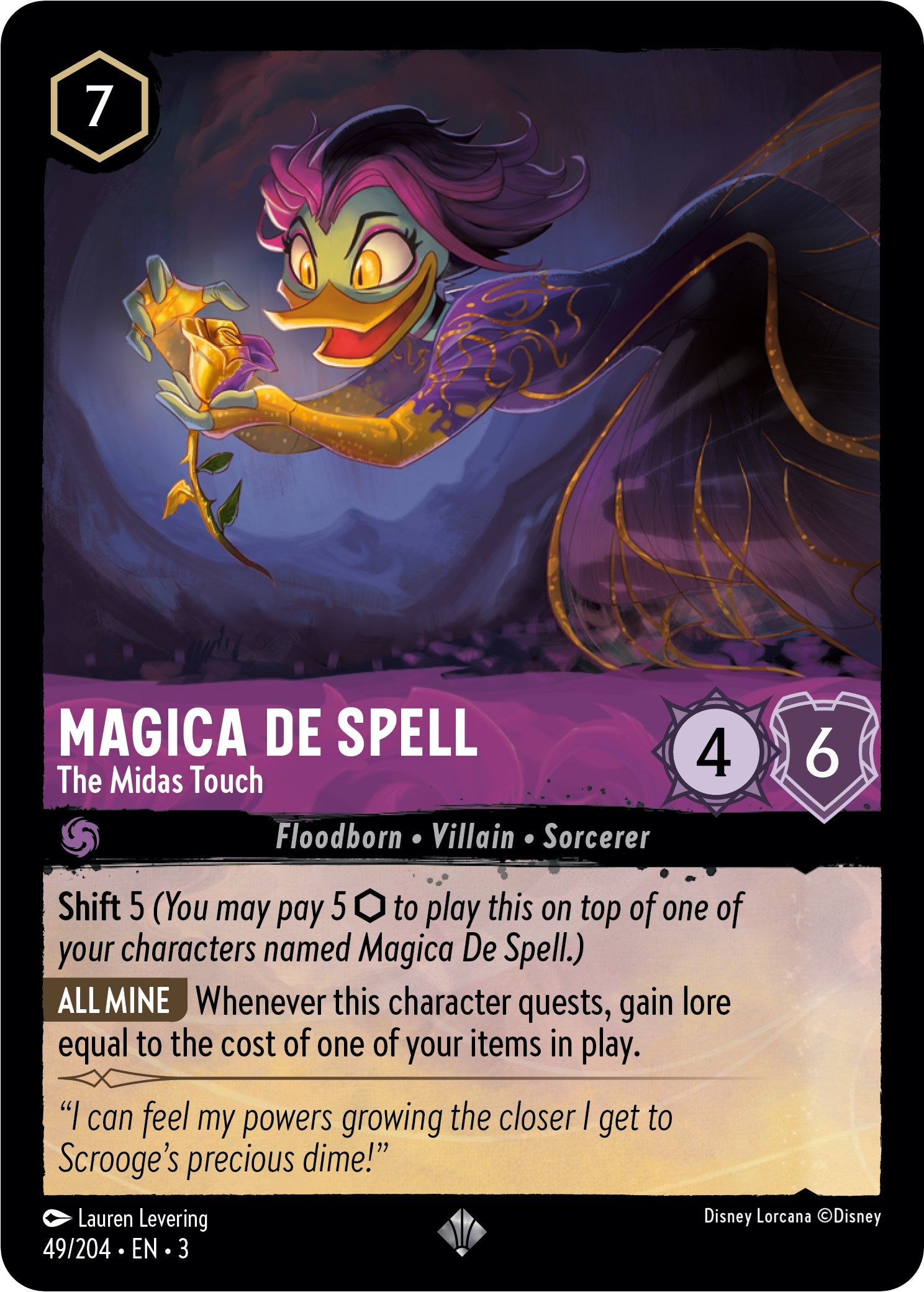 Magica De Spell - The Midas Touch (49/204) [Into the Inklands] | Boutique FDB TCG