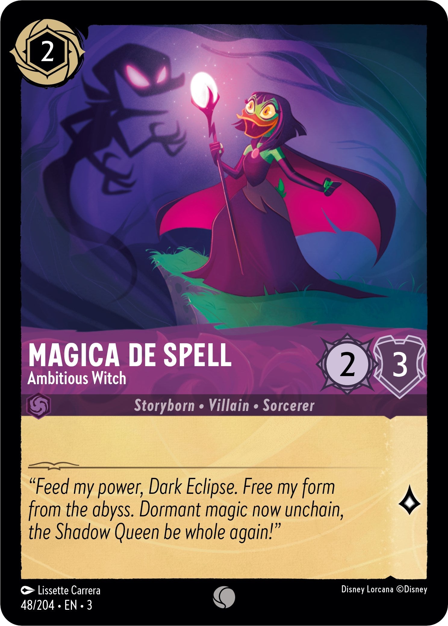 Magica De Spell - Ambitious Witch (48/204) [Into the Inklands] | Boutique FDB TCG