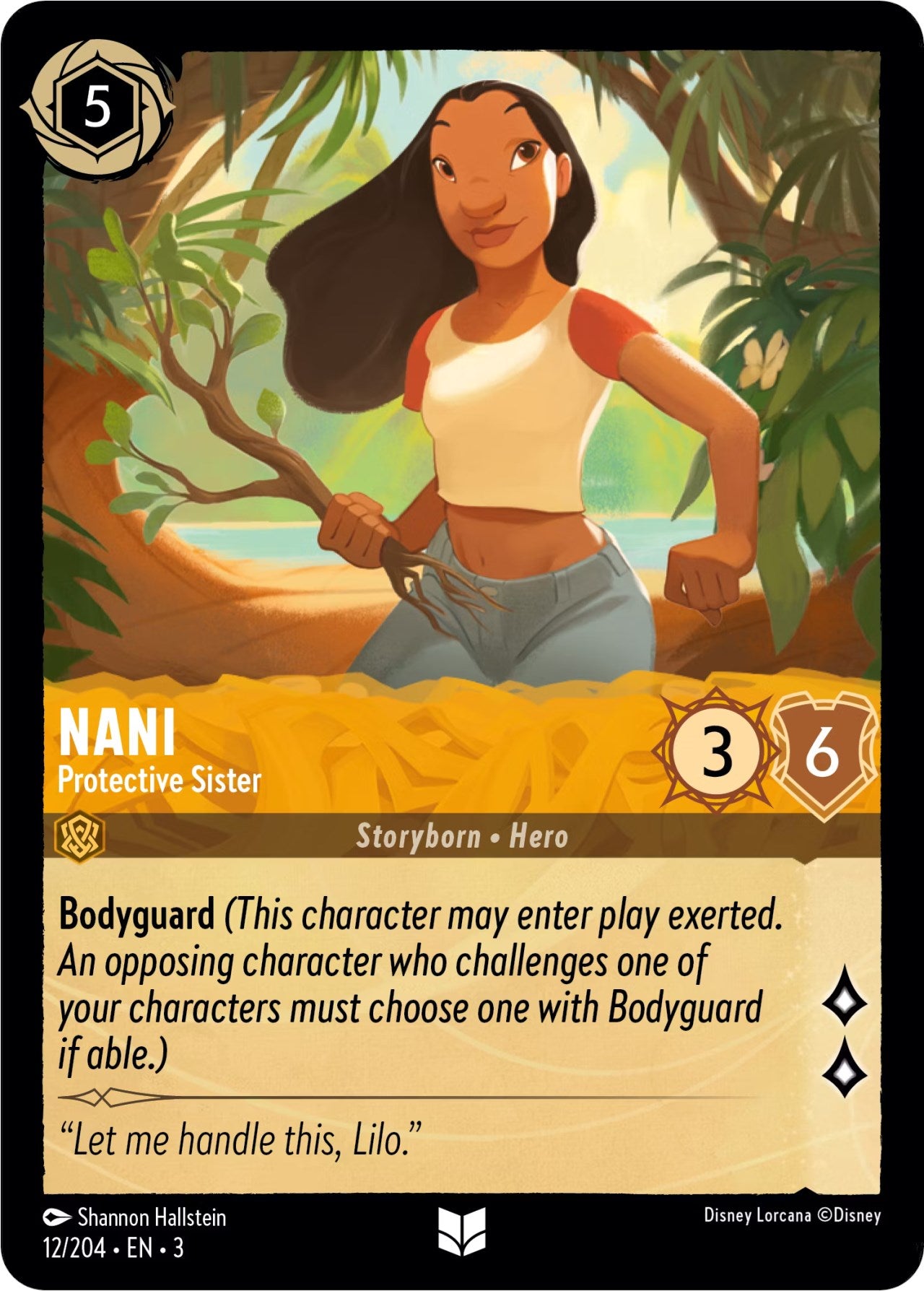 Nani - Protective Sister (12/204) [Into the Inklands] | Boutique FDB TCG