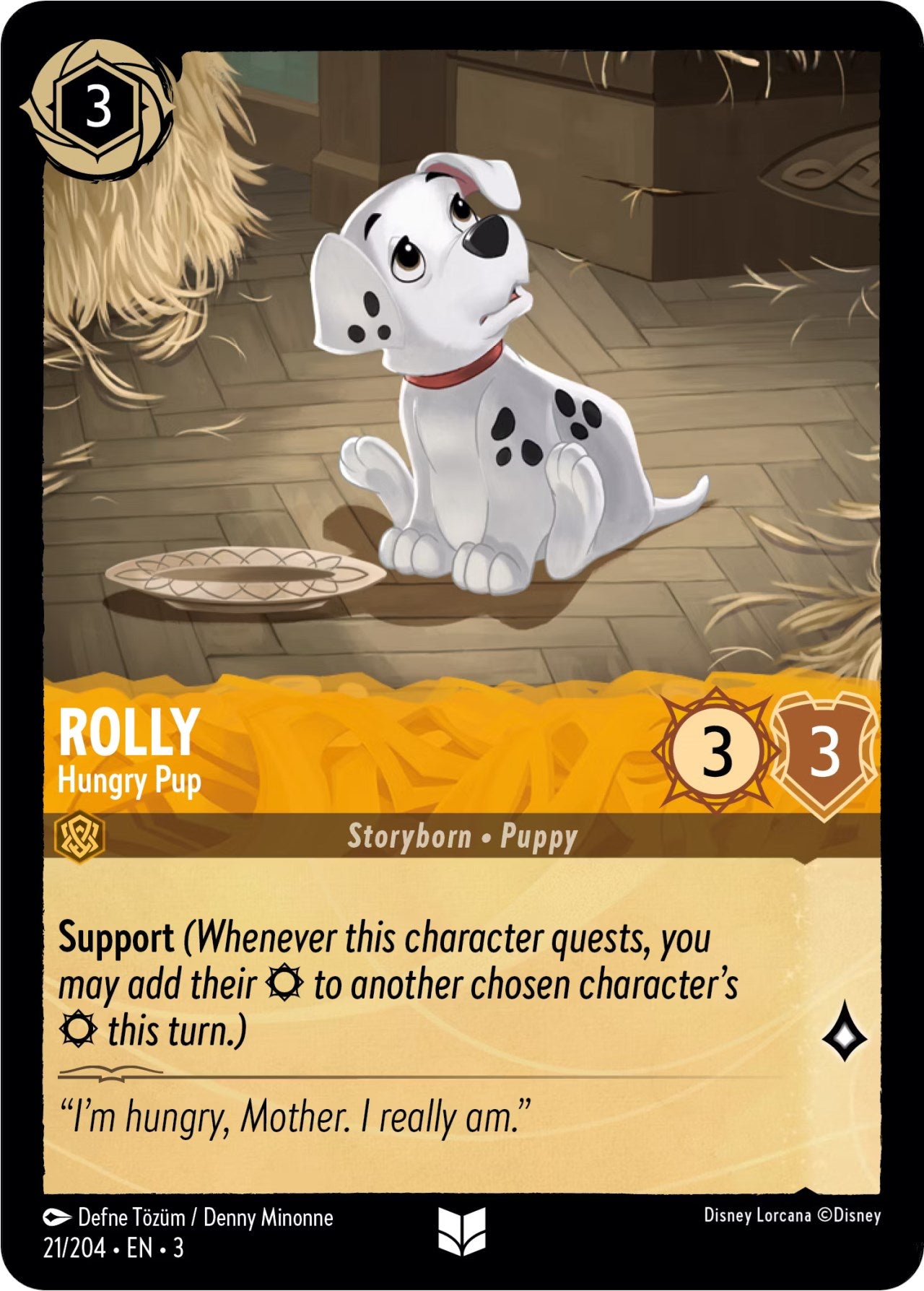 Rolly - Hungry Pup (21/204) [Into the Inklands] | Boutique FDB TCG