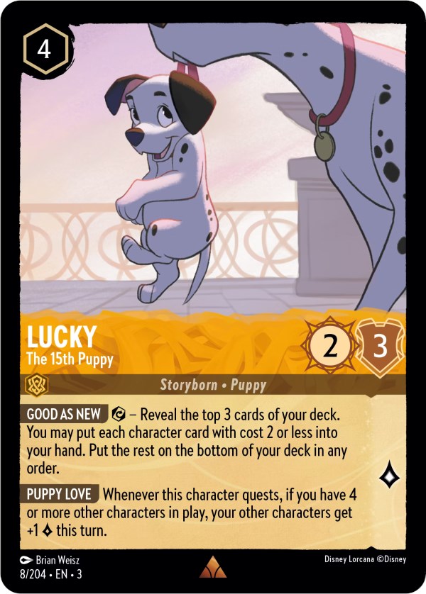 Lucky - The 15th Puppy (8/204) [Into the Inklands] | Boutique FDB TCG