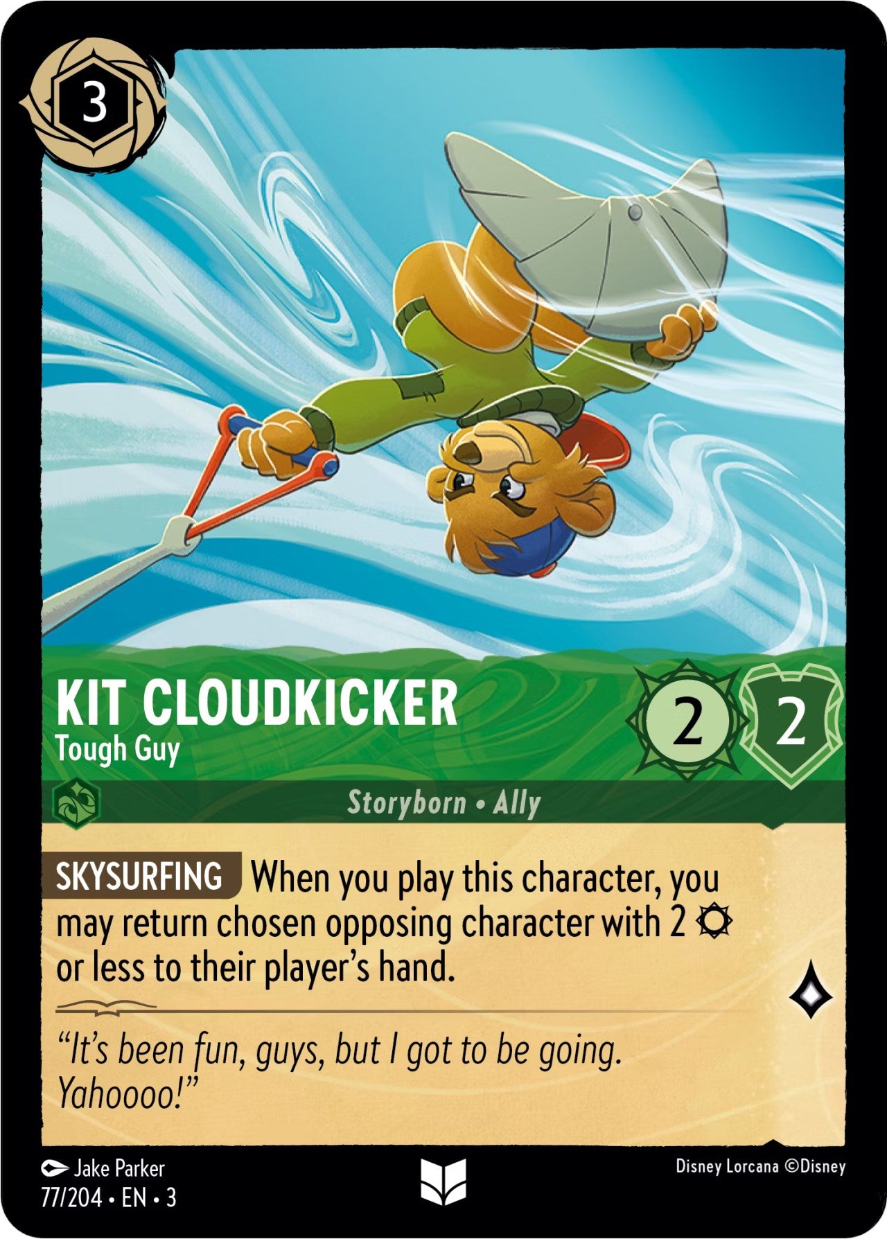 Kit Cloudkicker - Tough Guy (77/204) [Into the Inklands] | Boutique FDB TCG