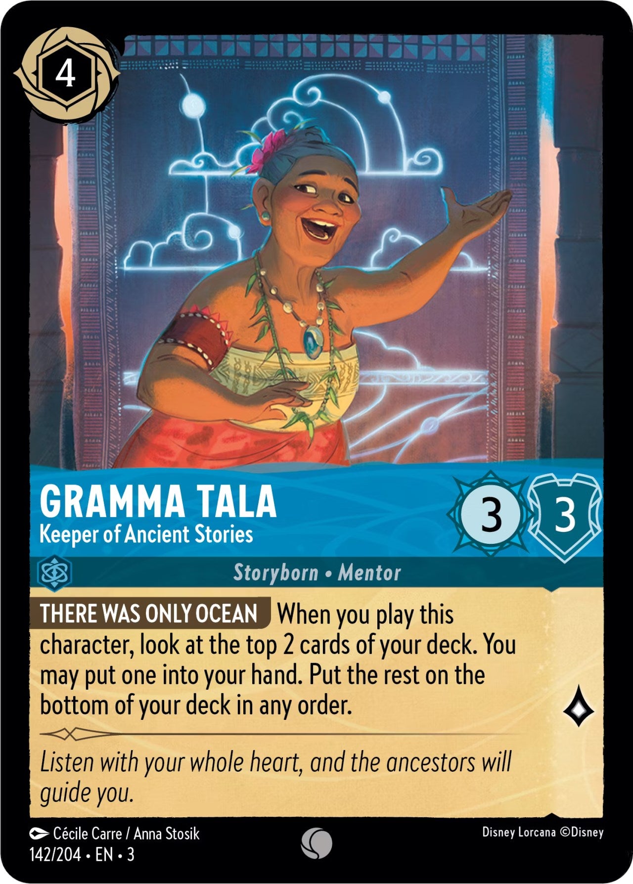 Gramma Tala - Keeper of Ancient Stories (142/204) [Into the Inklands] | Boutique FDB TCG