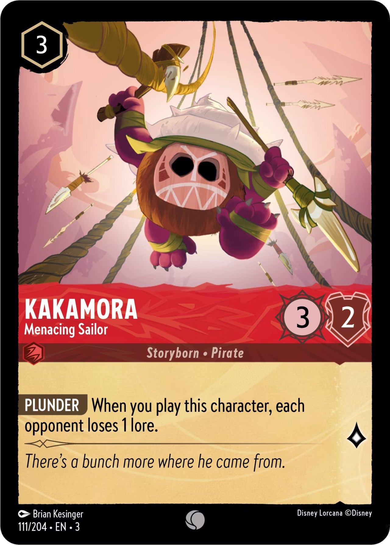 Kakamora - Menacing Sailor (111/204) [Into the Inklands] | Boutique FDB TCG