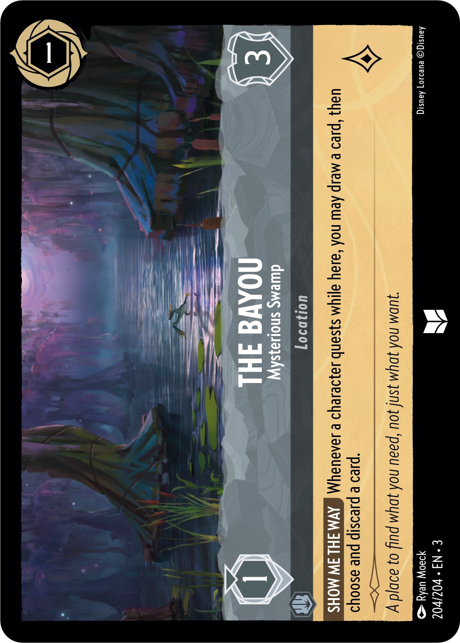 The Bayou - Mysterious Swamp (204/204) [Into the Inklands] | Boutique FDB TCG
