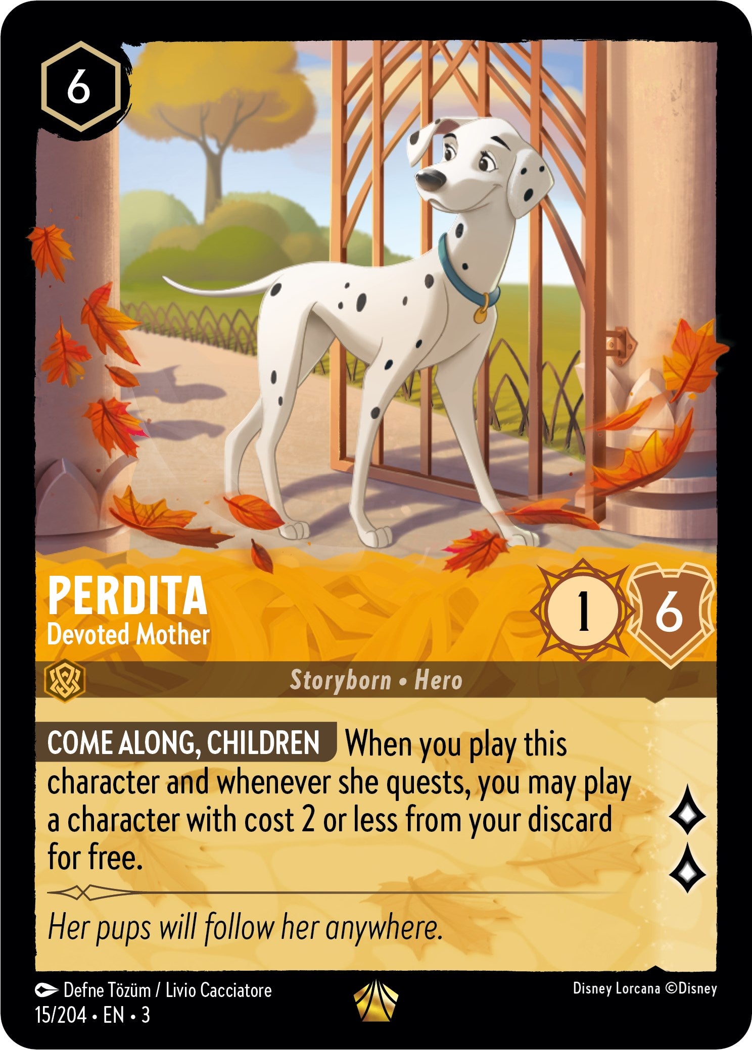 Perdita - Devoted Mother (15/204) [Into the Inklands] | Boutique FDB TCG